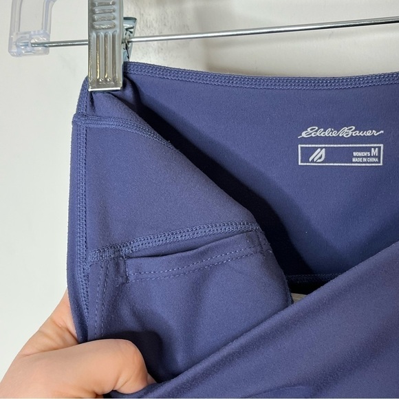EDDIE Bauer Cropped Leggings Summer 2021 Athleisure Yoga Blue - Picture 4 of 11